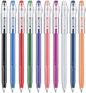 Pilot Frixion ColorSticks Erasable Gel Ink Pens 10 Pack