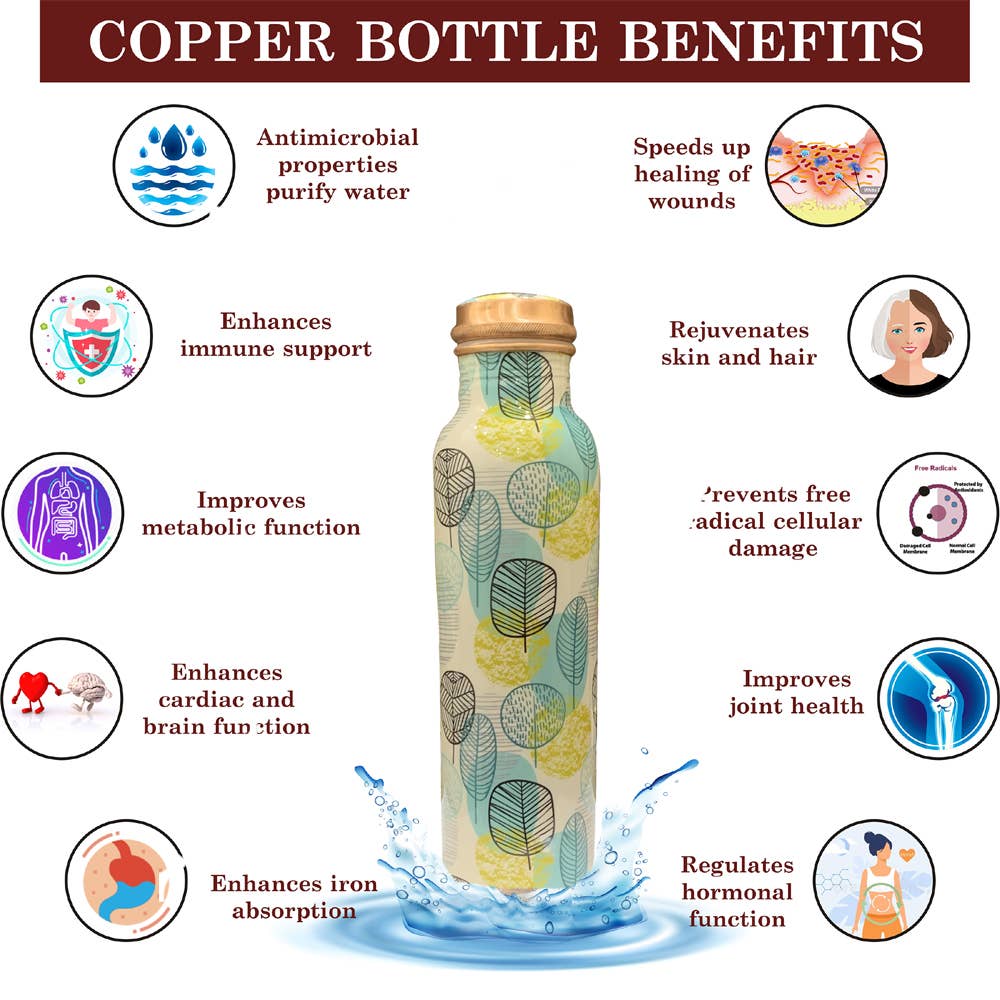 Henna Colourfull Copper Bottle (1L)