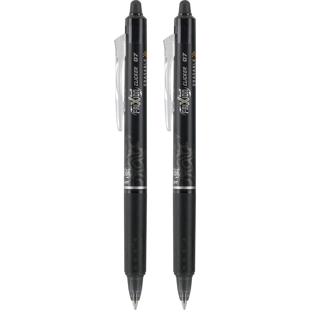 Pilot Frixion Erasable Rollerball Pen 0.7 mm Tip - Black, Single Pen