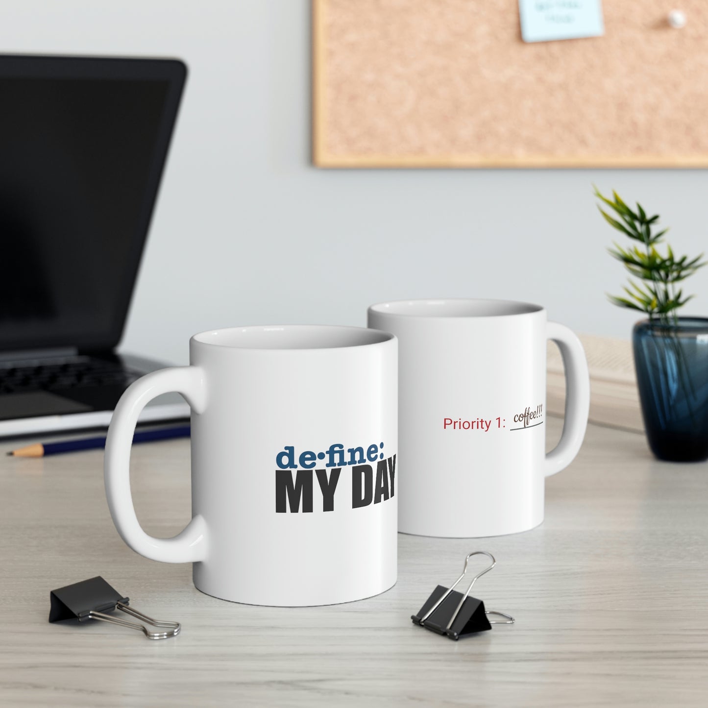 Priority 1: Coffee Ceramic Mug 11oz